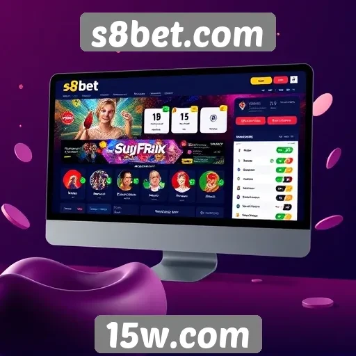 Interface intuitiva do s8bet.com melhora experiência de usuário